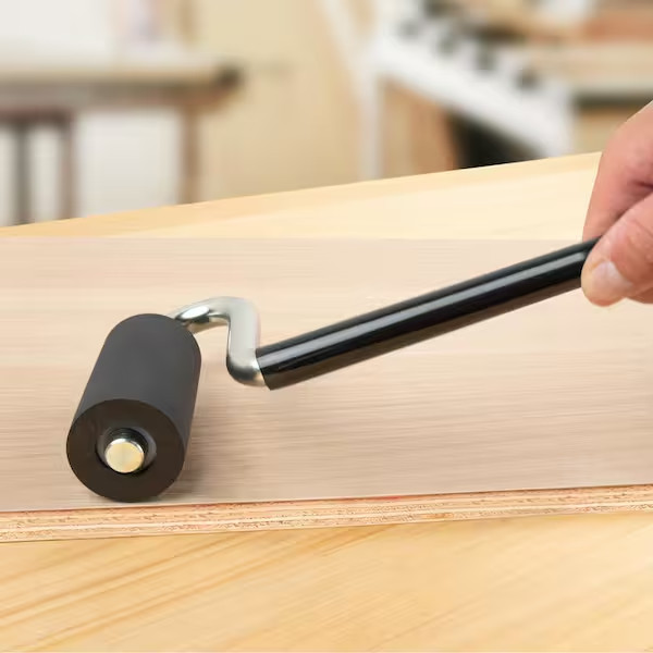 1-1/2 In. X 3 In. Long Handle J-Roller with Rubber Roller