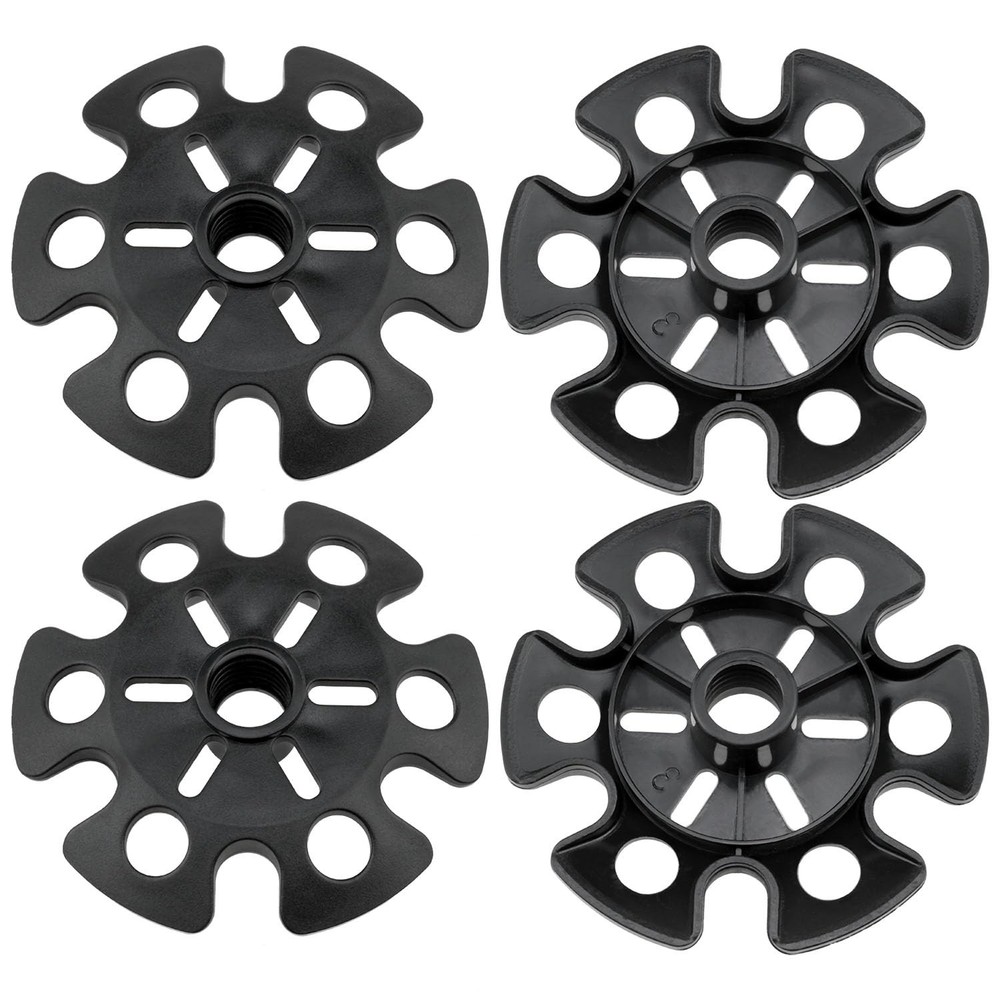 4PCS Black Hiking Pole Mud Ski Basket, Detachable, Replacement, Accessory