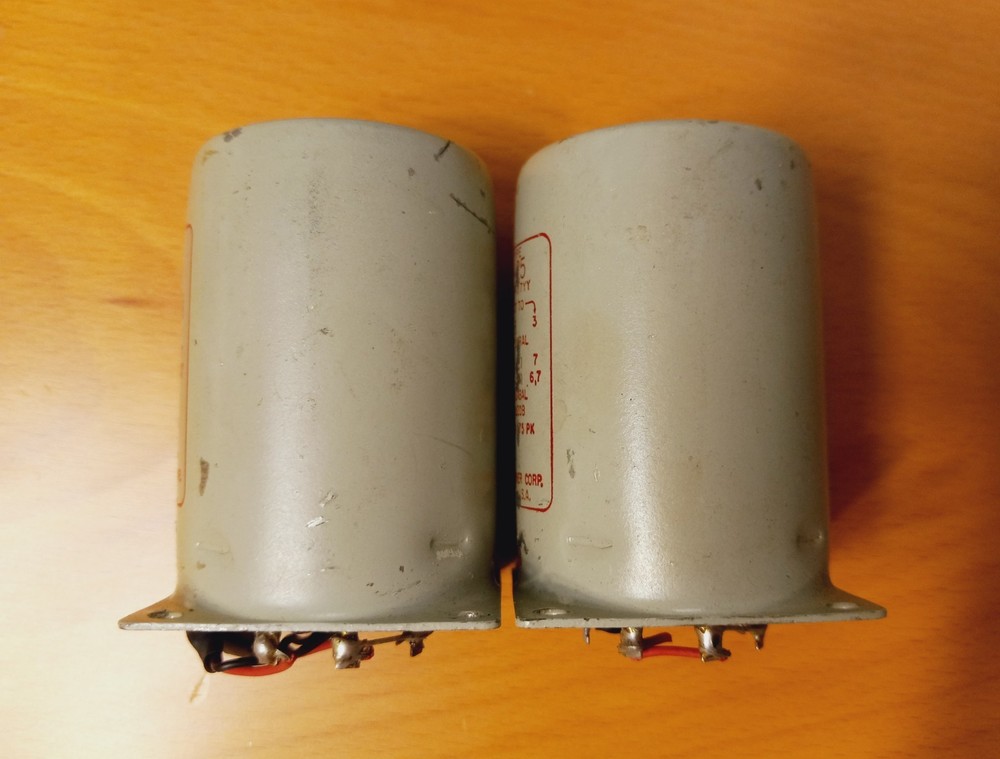 Pair - UTC Type H-25 Line-Match Input Transformers 500/500/125 Ohms
