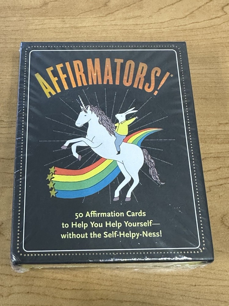 Knock Knock Affirmators! 50 Affirmation Cards Self-Help Personal Development