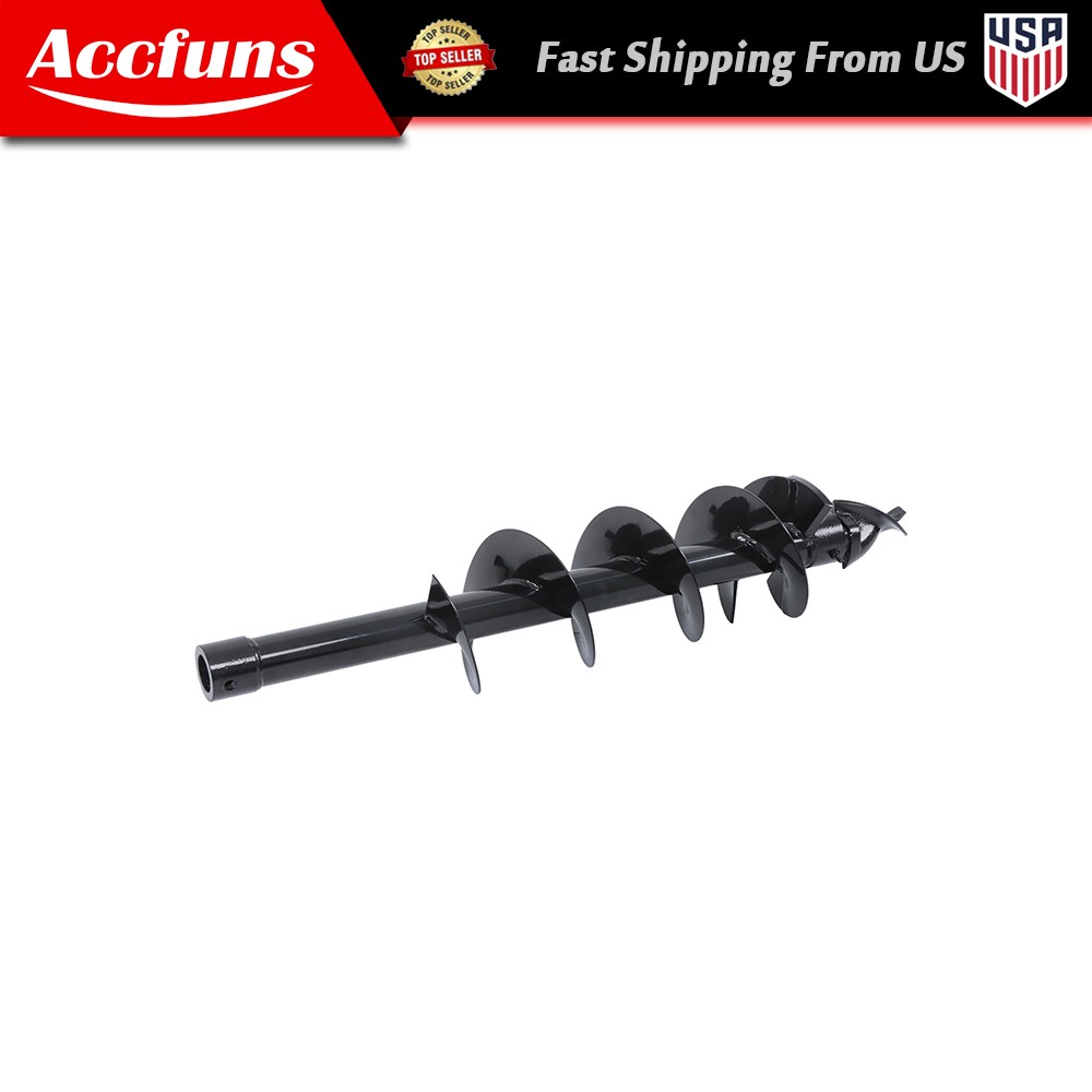 Auger Post Hole Attachment mini excavator Drill pipe & Drill bit 200mm diameter