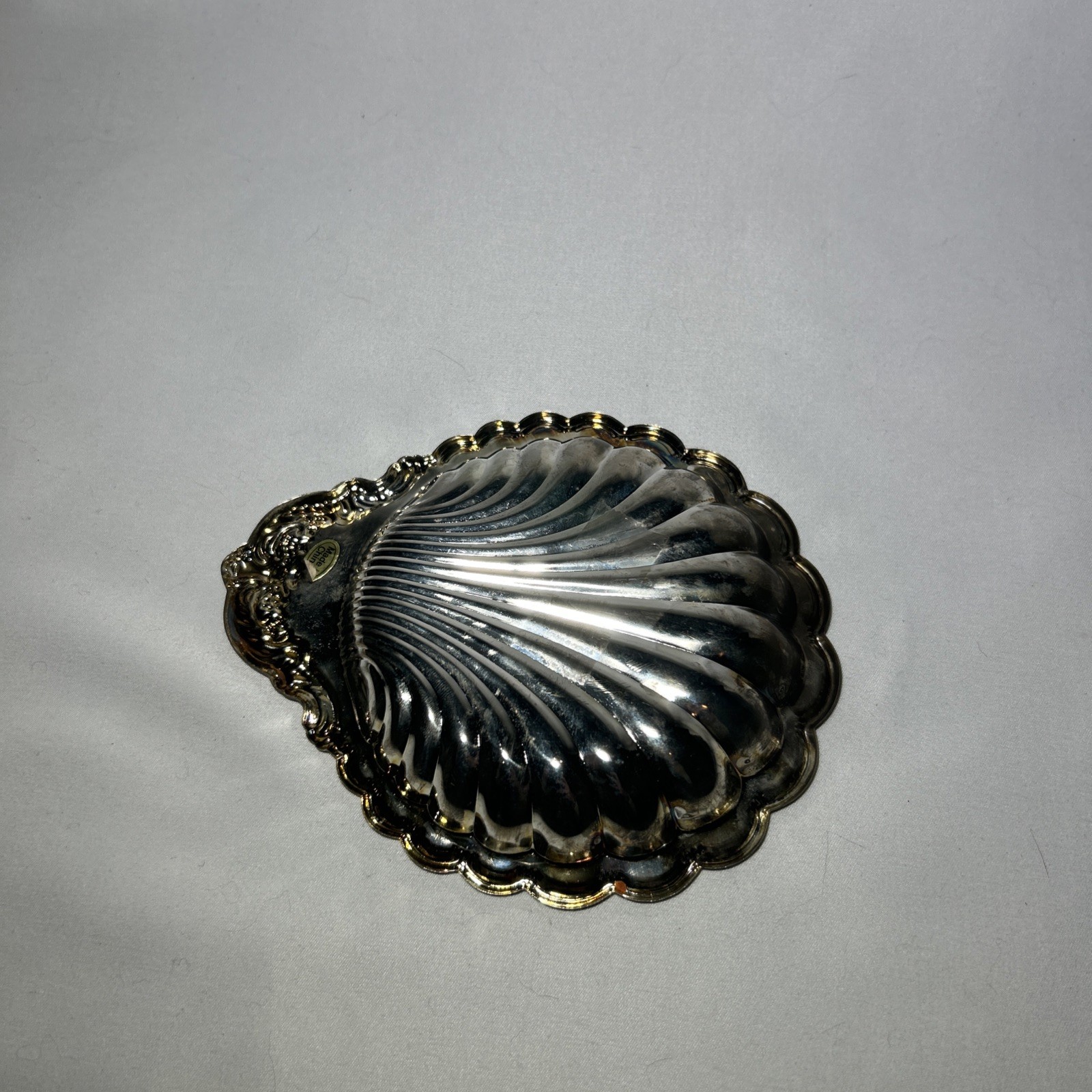 Vintage 1992 Chadwick Silverplate Shell Dish #98601 Silver Plated Serving Dish