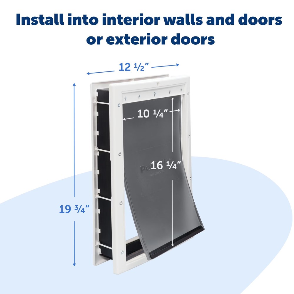 PetSafe NEVER RUST Dog Door, Paintable, Easy DIY Installation