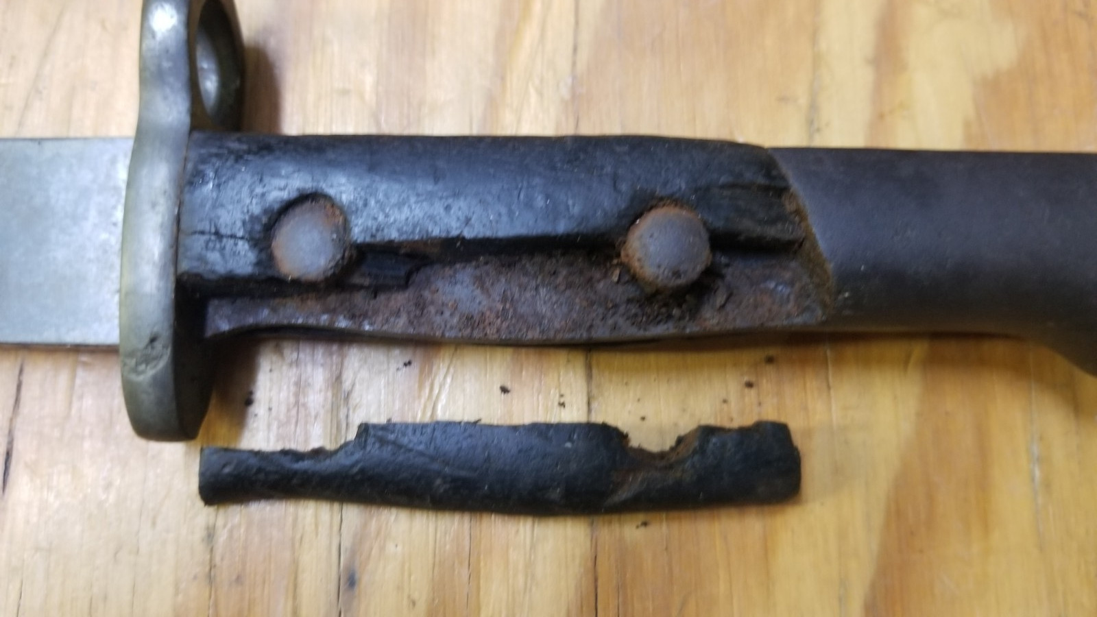 Bayonet VZ24 WW2 98K CZECH w/ Scabbard