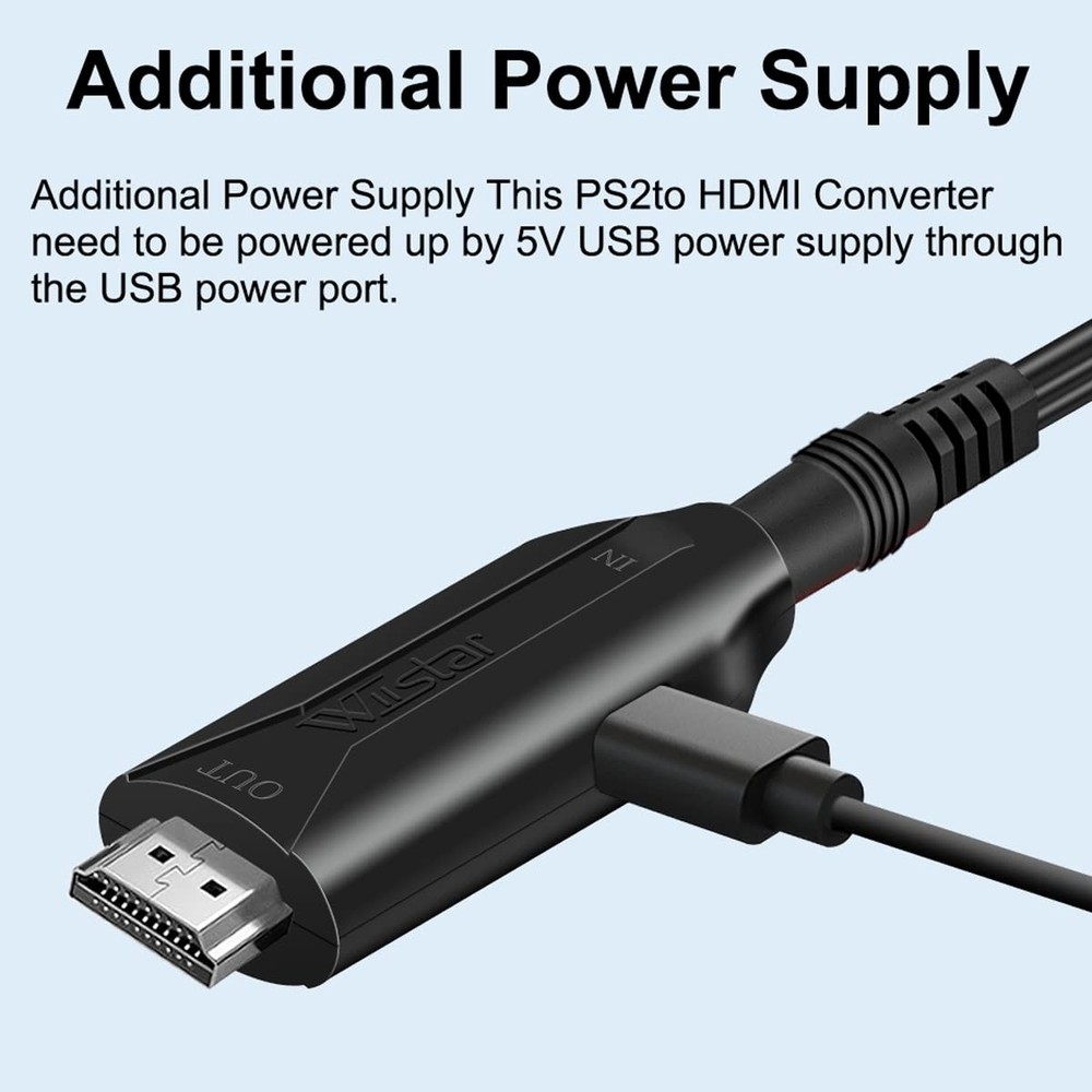 HDMI Cable for PlayStation 2 & 1 Console (PS2 & PS1), PS1/PS2 to...