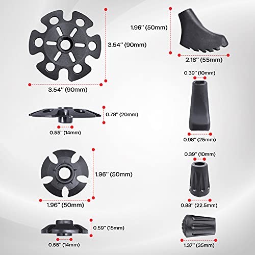 Trekking Poles Accessories Set Set 1