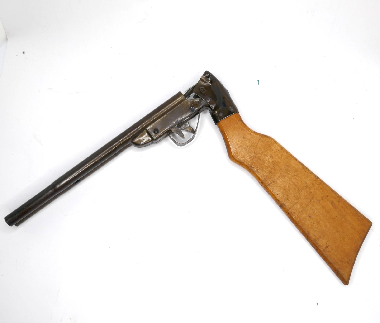 Vintage Daisy Double Barrel Plymouth Mich USA Pop BB Gun Working Rare