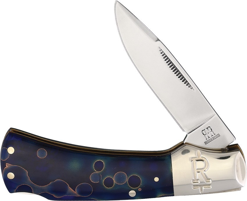 Blue Rough Ryder Celestial Lockback Folidng Knife, RR2072