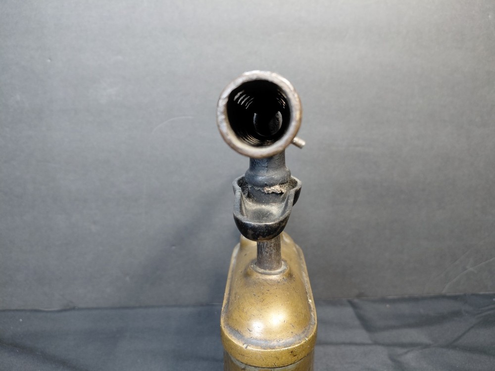 Antique Turner Brass Flat Tank Blow Torch