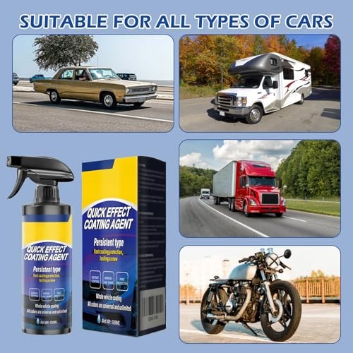 2 Pcs Quick Effect Coating Agent for Car,2026 Upgrade Car Coating Spray–Fast