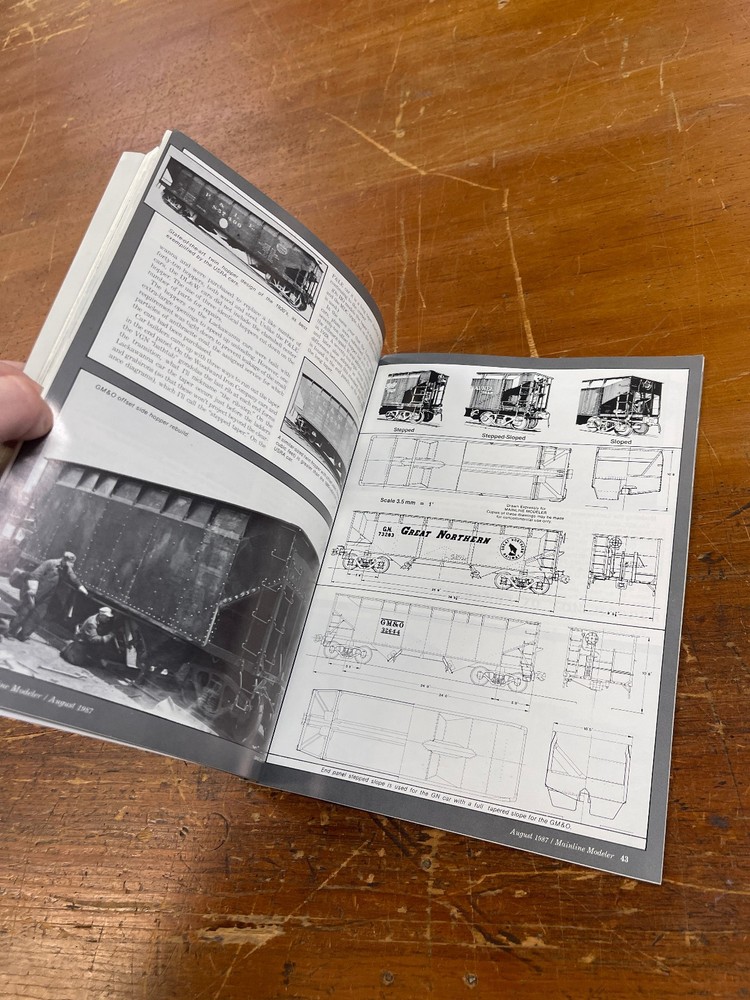 Mainline Modeler ~ August 1987 ~ Volume 8, No. 8 ~ Eugene Yard 1946, LV GP38