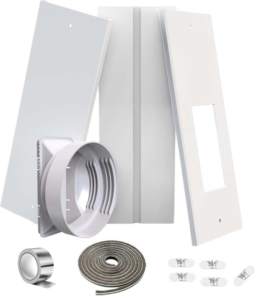 Portable AC Window Vent Kit for Double-Hung/Small Sliding Windows 26"-47"Adjusta