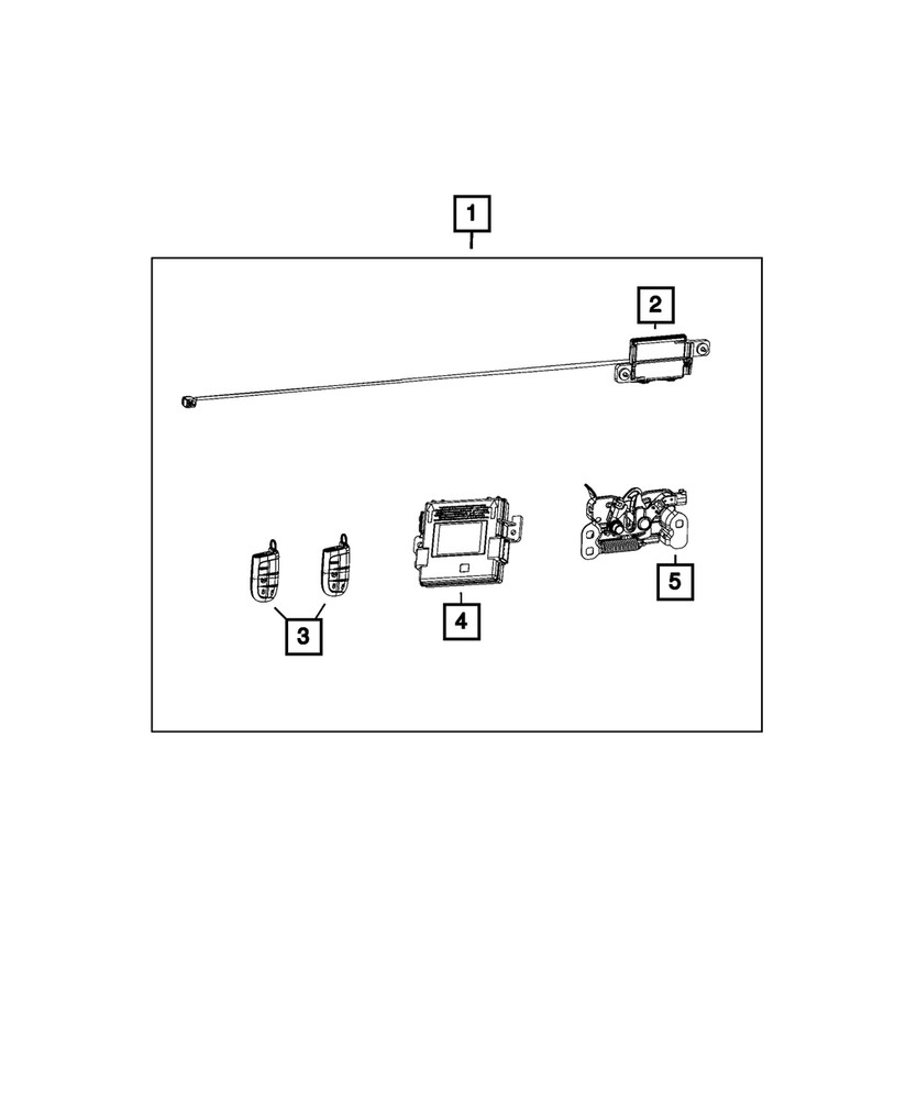 Genuine Mopar Hub Receiver 68211125AF