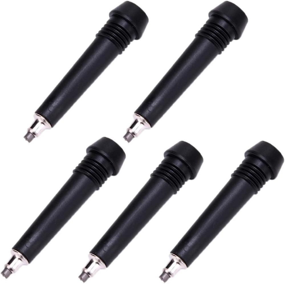 5 Pack Trekking Poles Carbide Tips Replacement Universal Tungsten Steel Rod E...