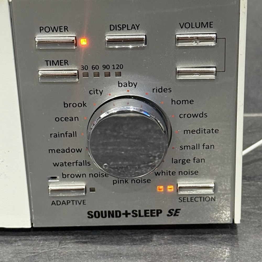Asti Adaptive Sound Technologies Sound Plus Sleep Noise Machine Model ASM1005