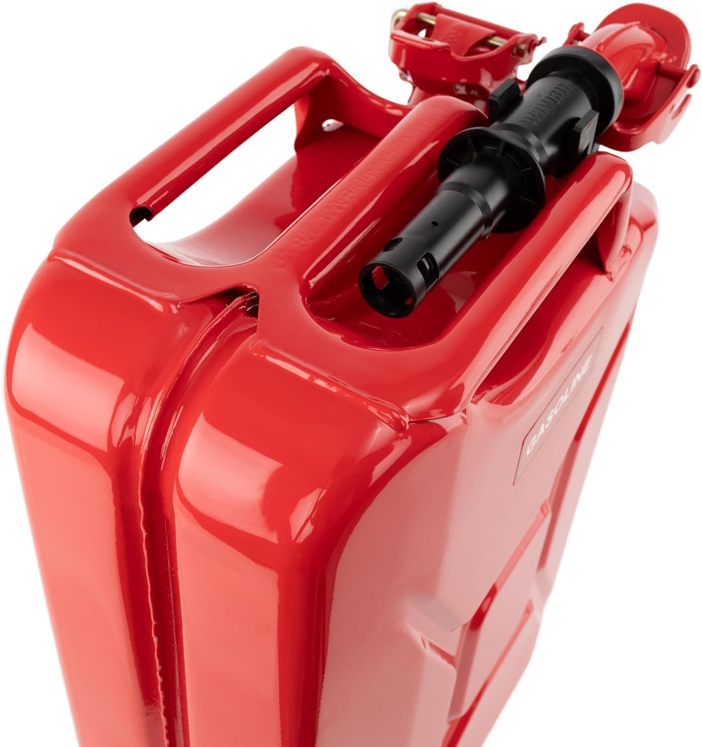 Wavian USA Authentic NATO Jerry Can - 20L Red - Rust-Proof EPA & CARB Compliant