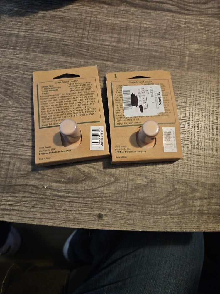 Shaker Hearth Sun and Snowflake Cookie Press New In Box