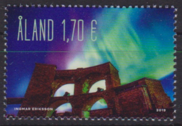 Aland  2019,  Aurora Borealis, MNH