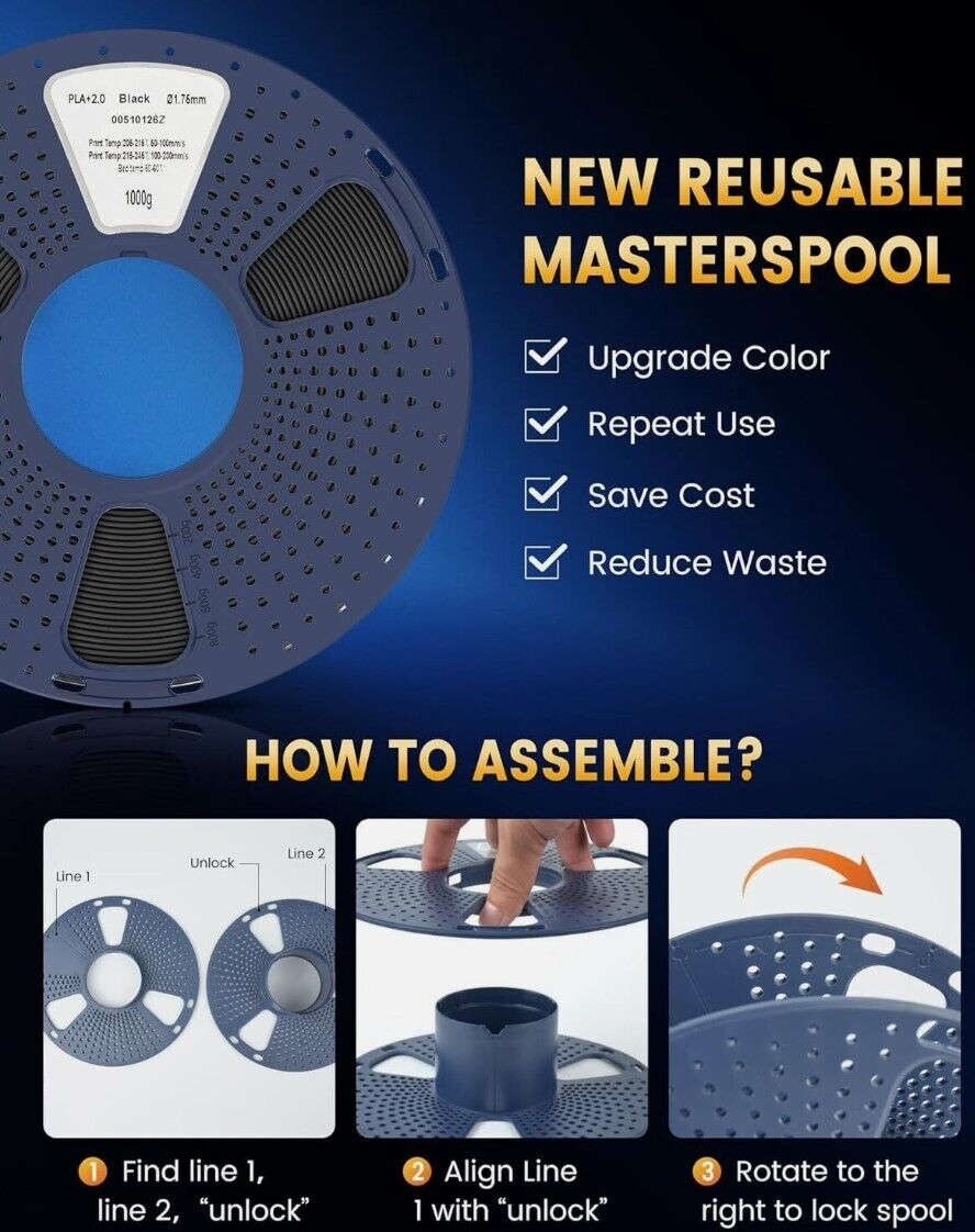 10KG/20KG SUNLU ASA PETG PLA PLA+2.0 PLA-Matte PLA-Meta SILK ABS EABS Filament