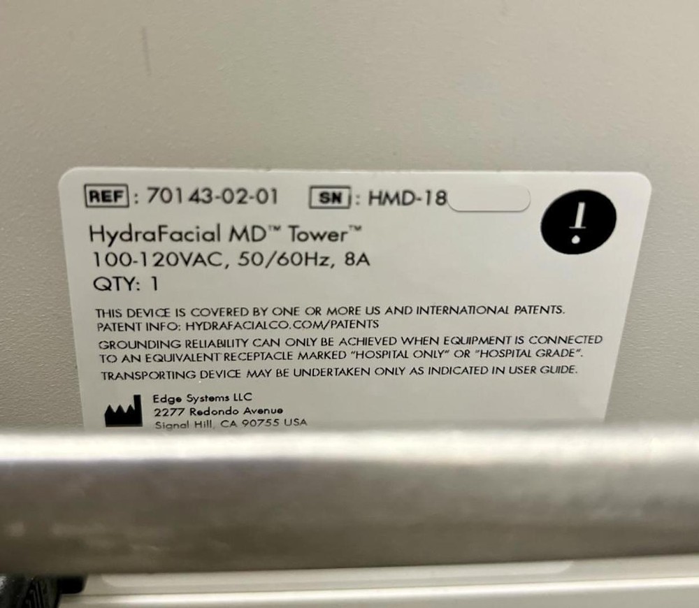 2018 EDGE SYSTEMS Hydrafacial MD