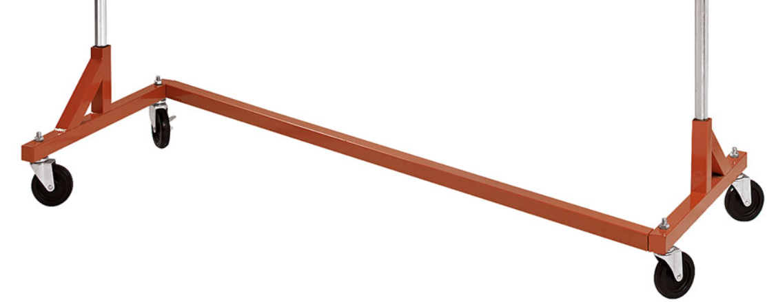 SSWBasics Heavy-Duty Single-Rail Z-Truck Clothing Rack