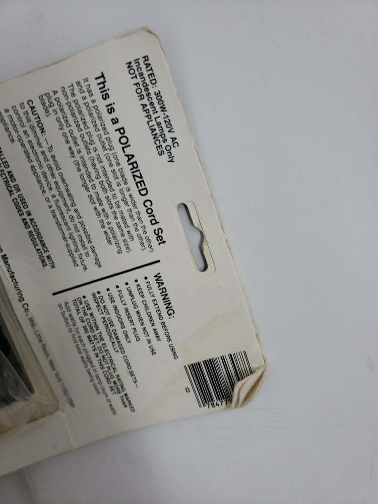 Leviton Plug-In Slide Dimmer Cat. No. 805-6356