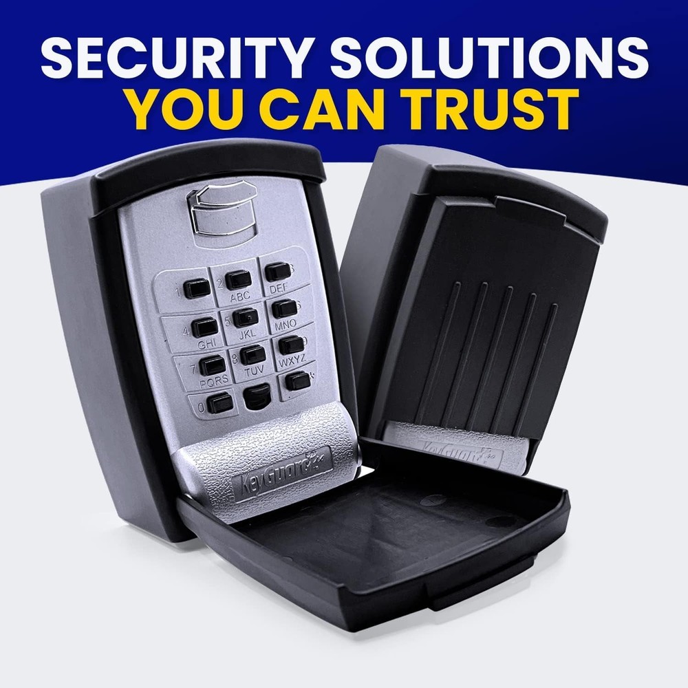 KeyGuard SL-590 Punch Button Lock Box - Secure Wall Mount Key Storage for Homes