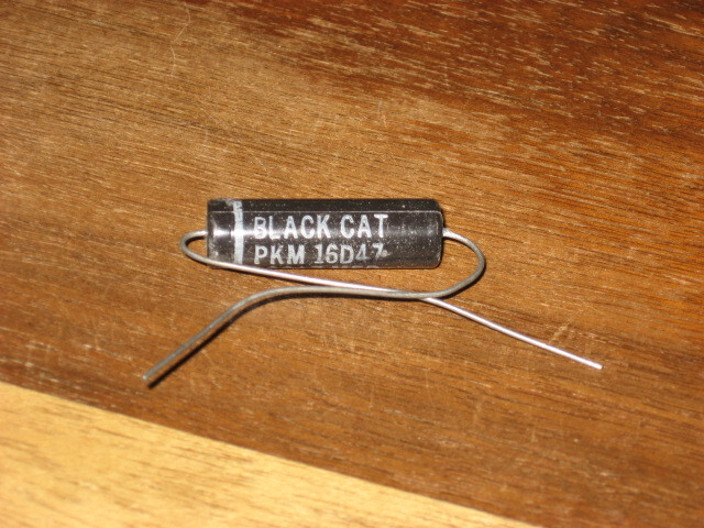 Cornell Dubilier (CD) "Black Cat" .0047 uf 1600v, NOS