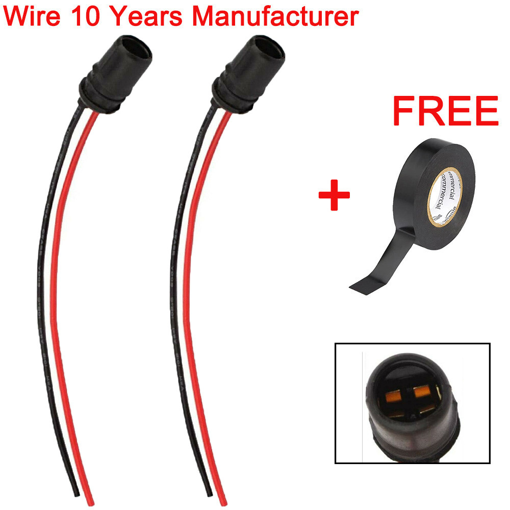 Universal Pigtail Wiring Female Socket W5W Harness Front Side Marker Light Bulb