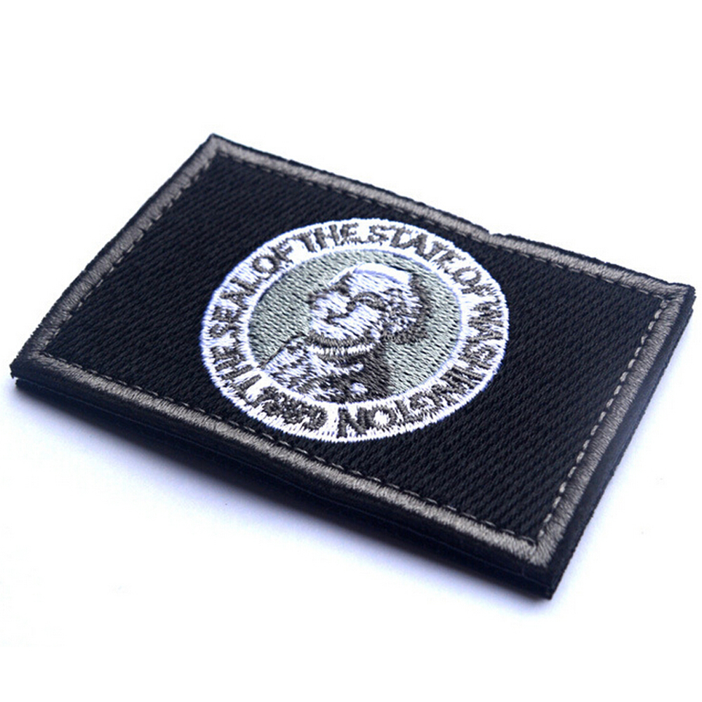 USA Washington FLAG WA STATE FLAG U.S. ARMY TACTICAL HOOK LOOP PATCH #2