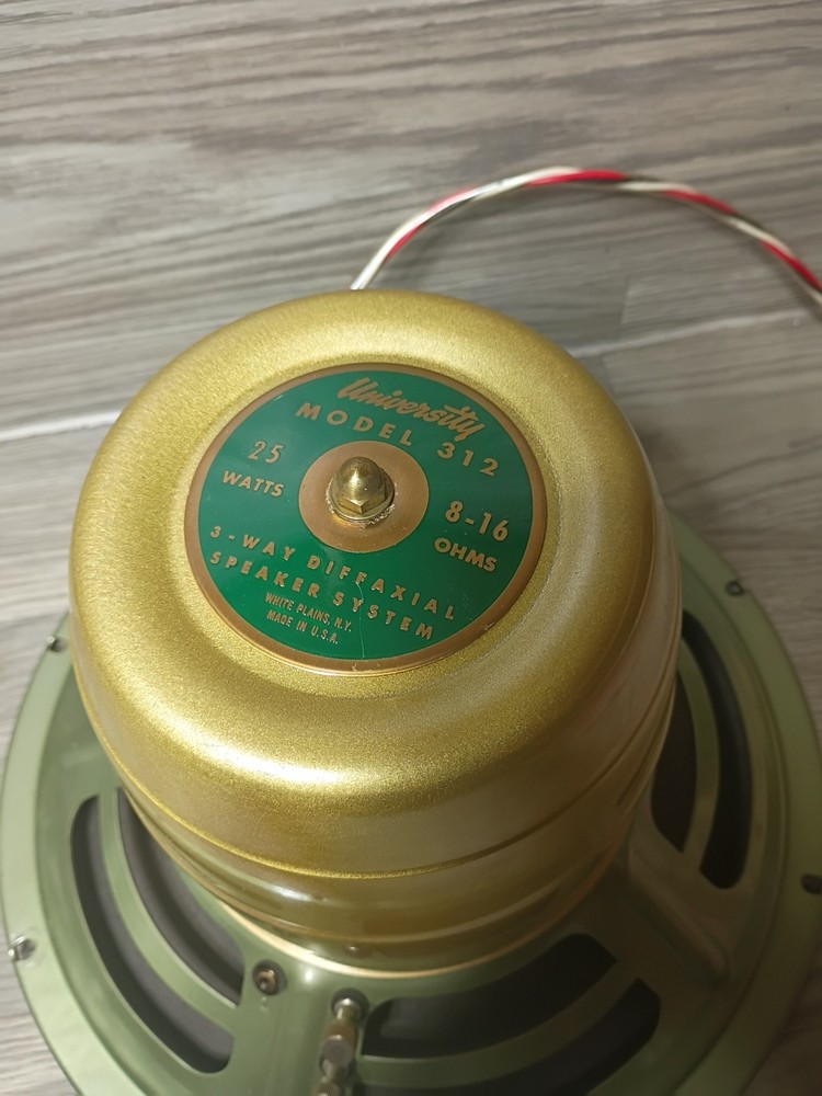 UNIVERSITY MODEL 312 3 WAY DIFFAXIAL SPEAKER 12"
