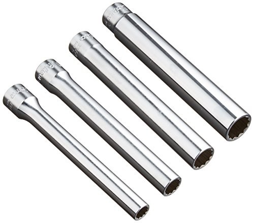 Ko-Ken 3/8 9.5mm SQ. Dodecagonal Extra Deep Socket Set Full Length 120mm 4 Pcs