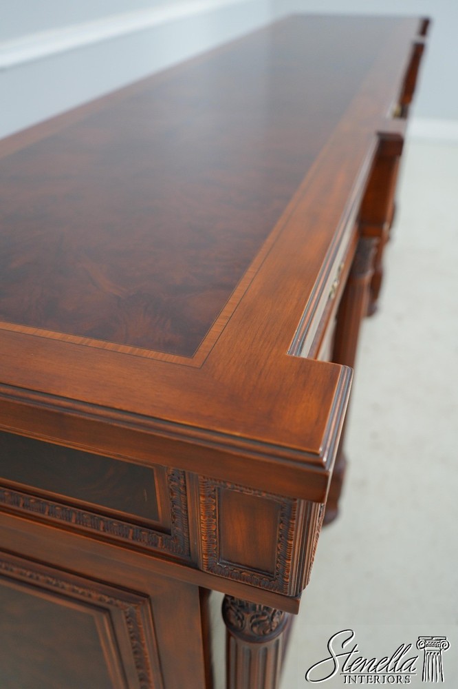 61039: CG CAPELLETTI Italian Classical Large Walnut Sideboard