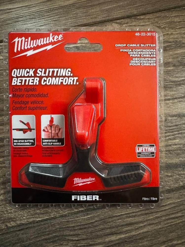 Milwaukee Drop Cable Slitter, Quick Slitting Better Comfort