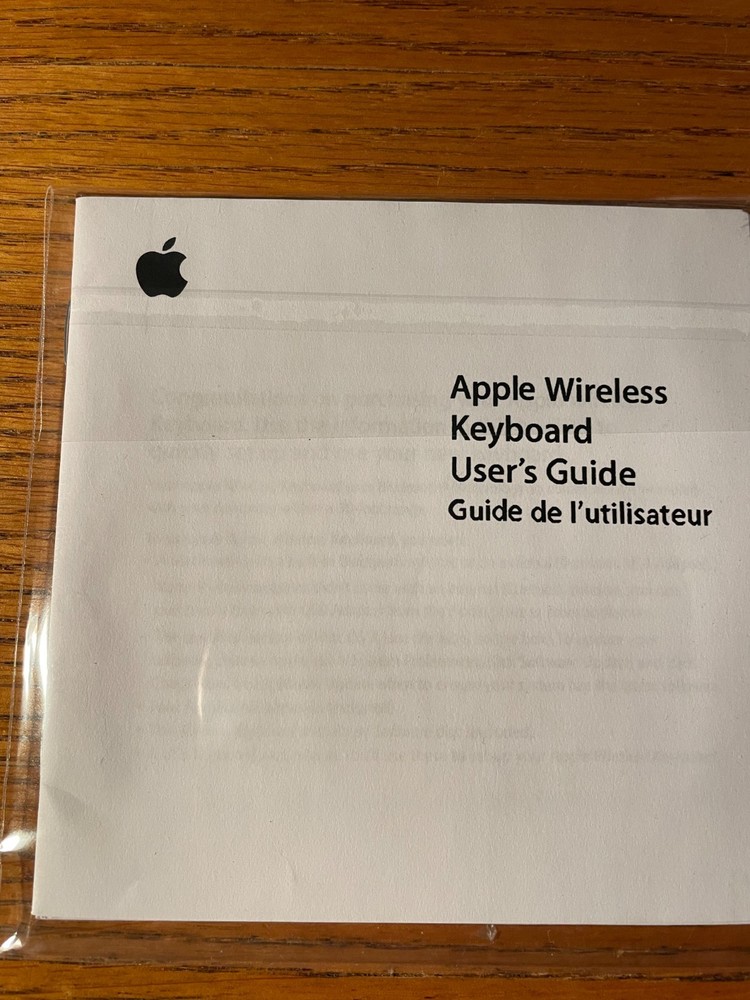 Apple Wireless Mouse & Keyboard S/W and User Guides
