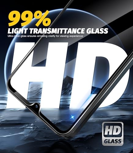 (3 Pack) Tempered Glass Screen Protector Compatible for Cricket Icon 2026 /