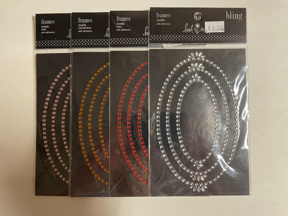 HEIDI SWAPP BLING OVAL FRAMES IN ASSORTED COLORS