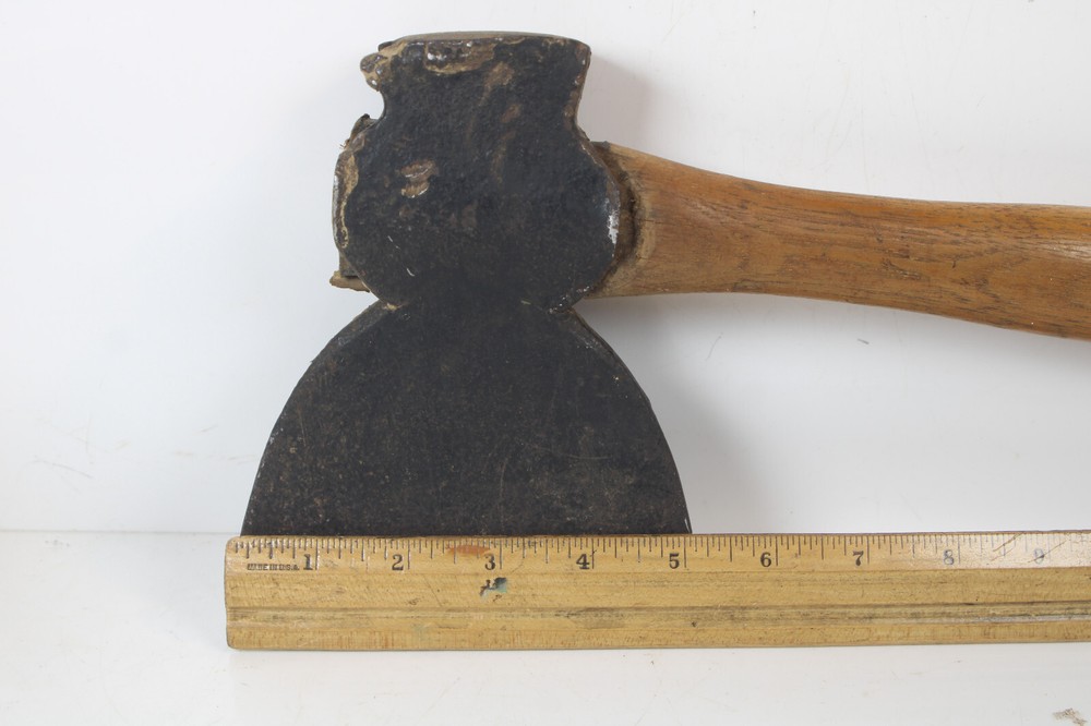 Antique Primitive Hewing Timber Framing Broad Axe Inv#LZ26