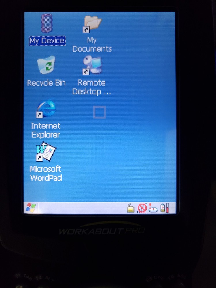 Psion Teklogix 7527C G2 Workabout Pro 3 Barcode Scanner Win CE 5.0 Open TekTerm
