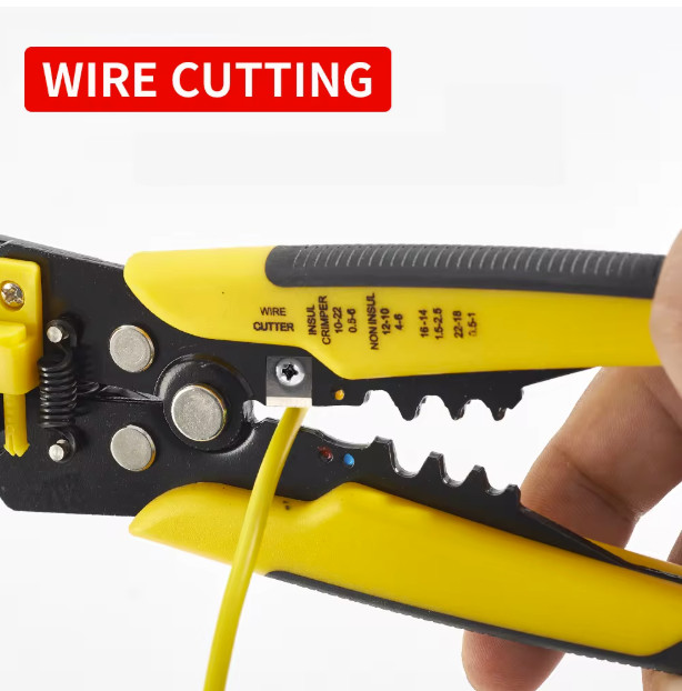 Crimper Cable Cutter Adjustable Automatic Wire Stripper Multifunctional