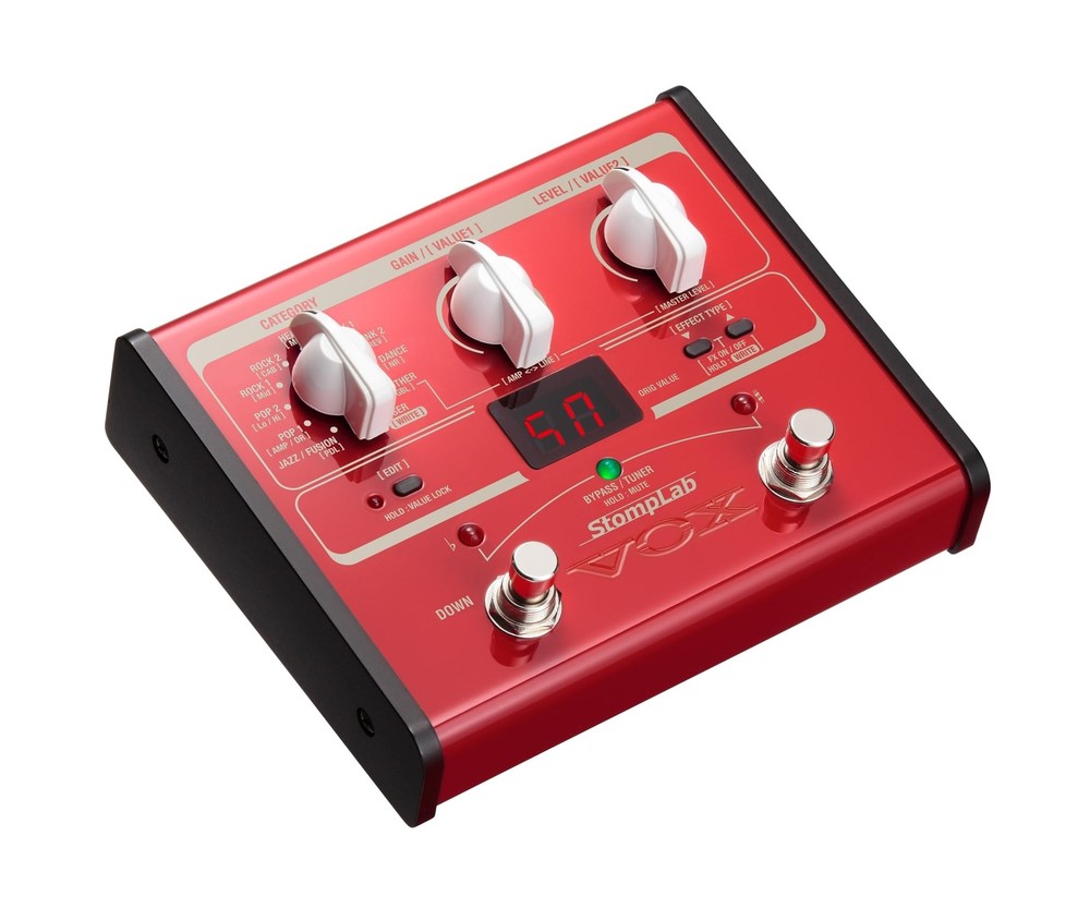 VOX StompLab 1B Multi-Effects Modeling Pedal for Bass Guitar