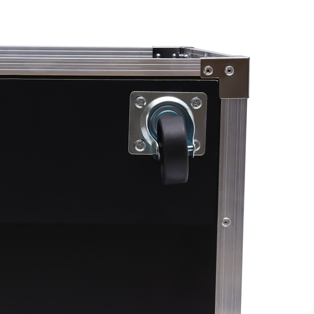 12U Portable Rolling Network Rack IT Network Server Cabinet Built-in Handles