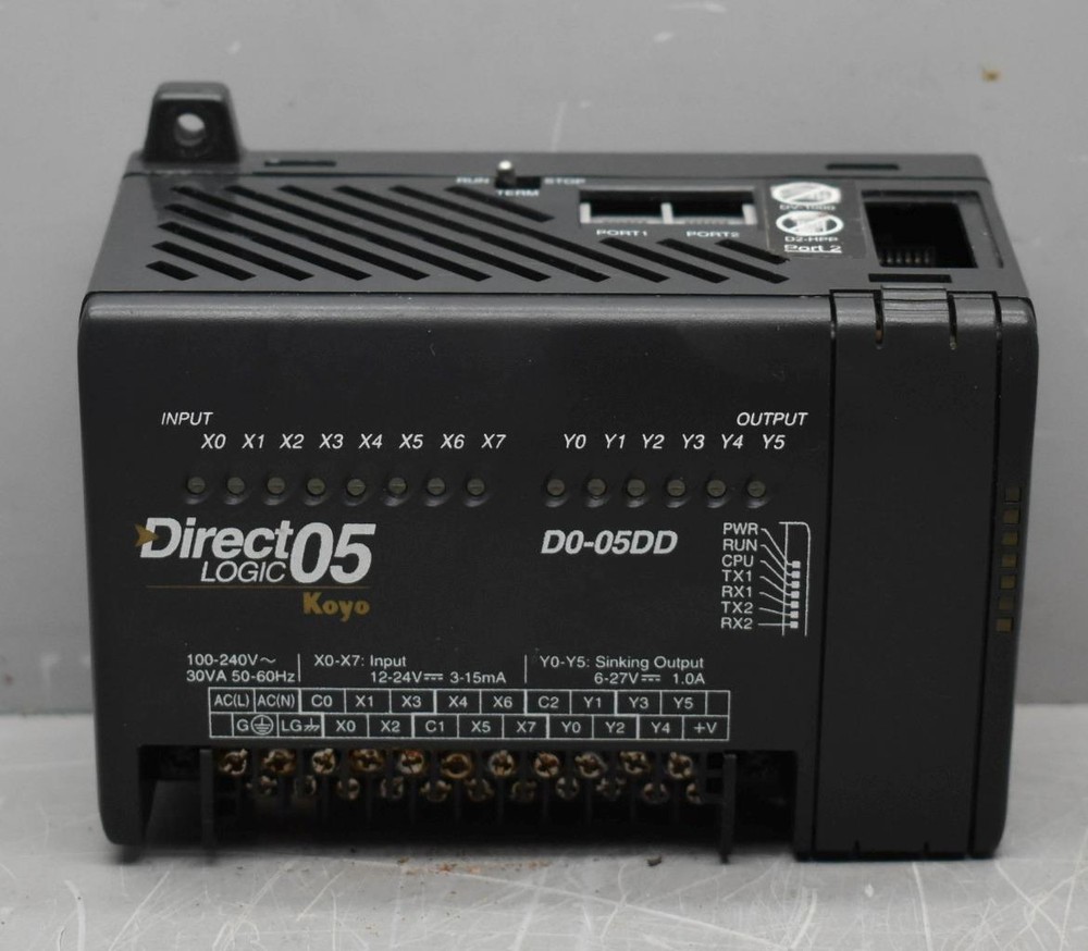Koyo Automation Direct Logic 05 PLC Model D0-05DD ++