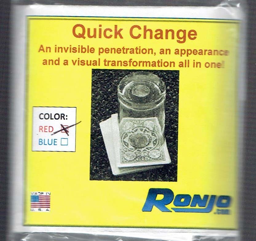 Quick Change RED by Ronjo - New Magic Trick