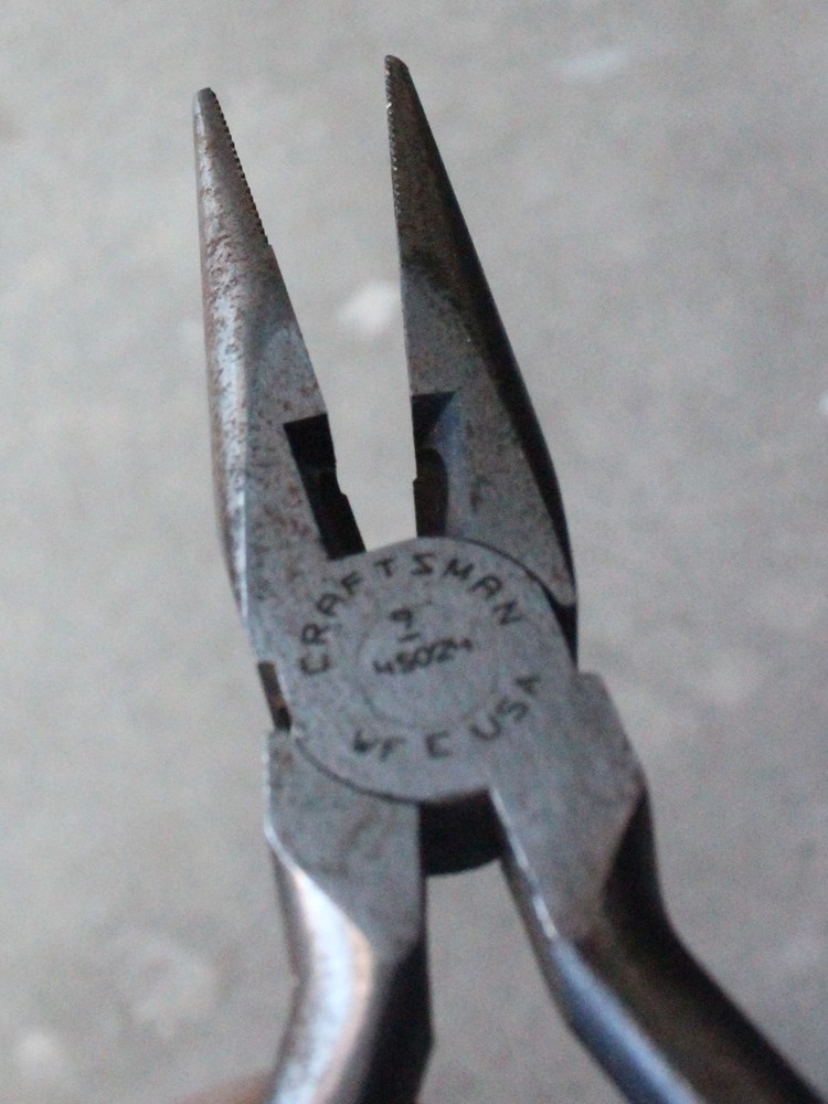 Locking Pliers + needlenose mixed brand 6pc