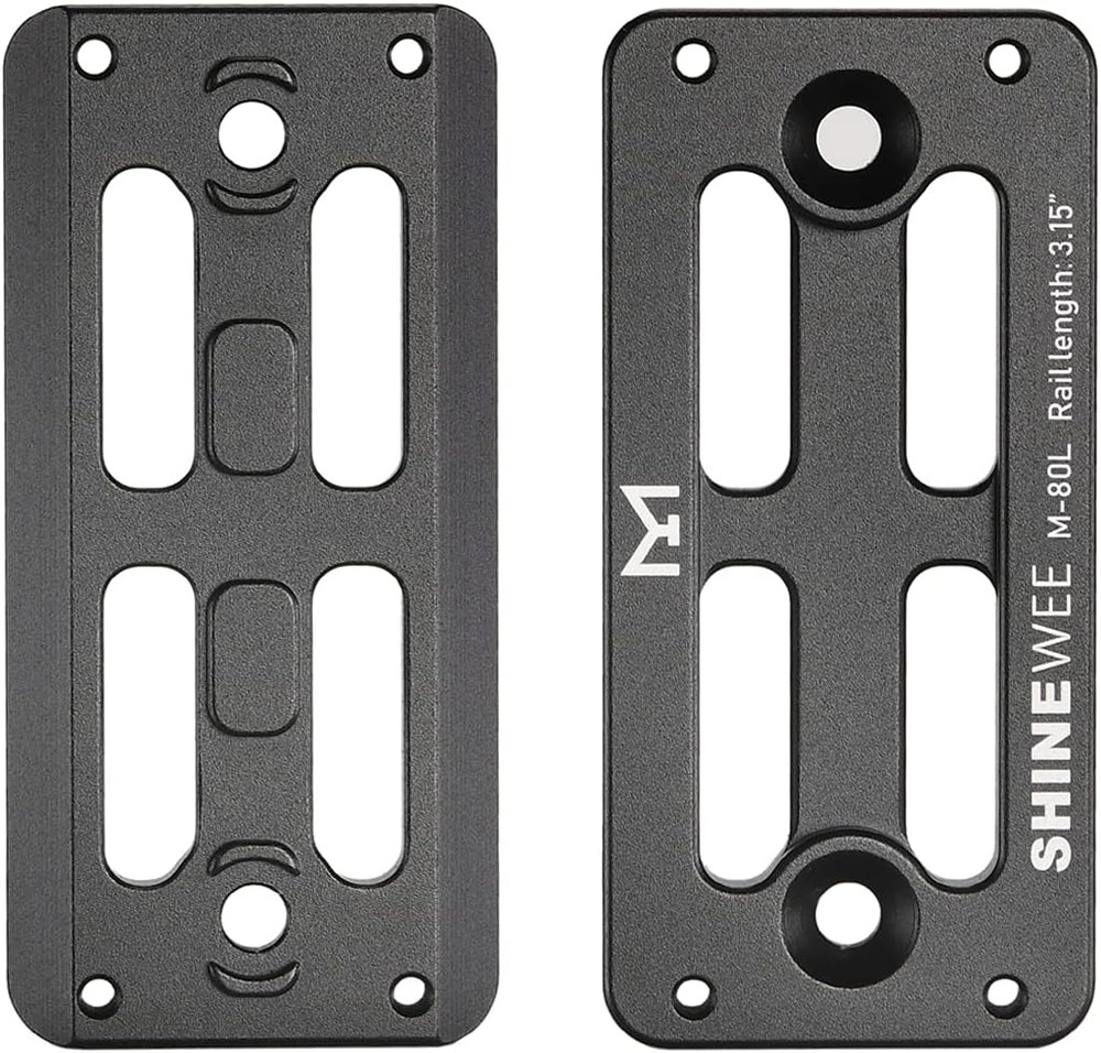 SHINEWEE Arca Dovetail Rail for M-LOK System – Quick-Release Tripod Mount Adapte