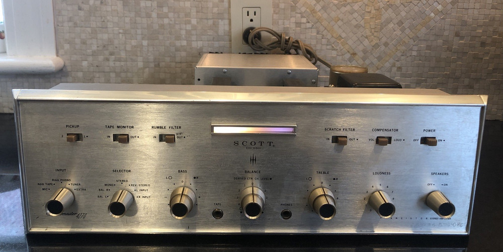 Scott Stereomaster 4270 Transistor Stereo Amplifier Perfect Working Condition