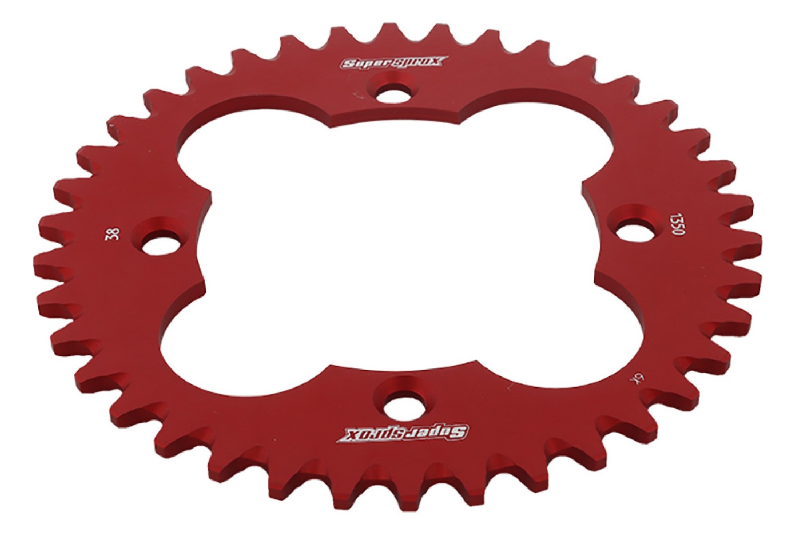 Red Aluminum Sprocket For Honda TRX300 EX 1993-2008 TRX300 X; RAL-1350-38-RED