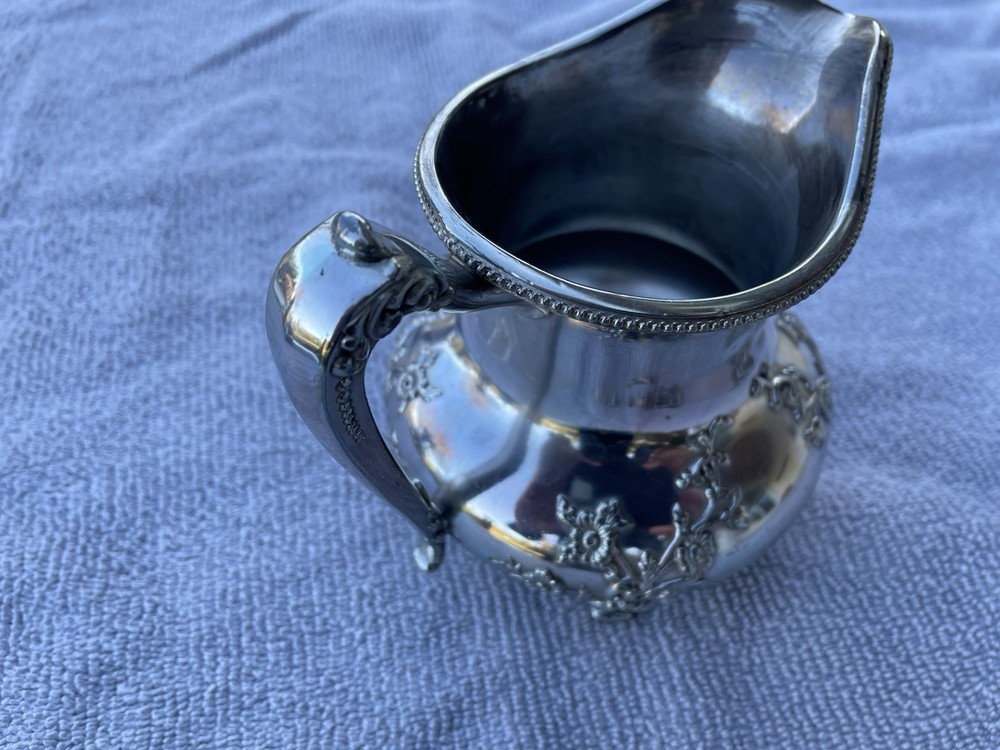 Vintage Reed & Barton Silverplate Tea Coffee Service Set 5 Piece With Platter