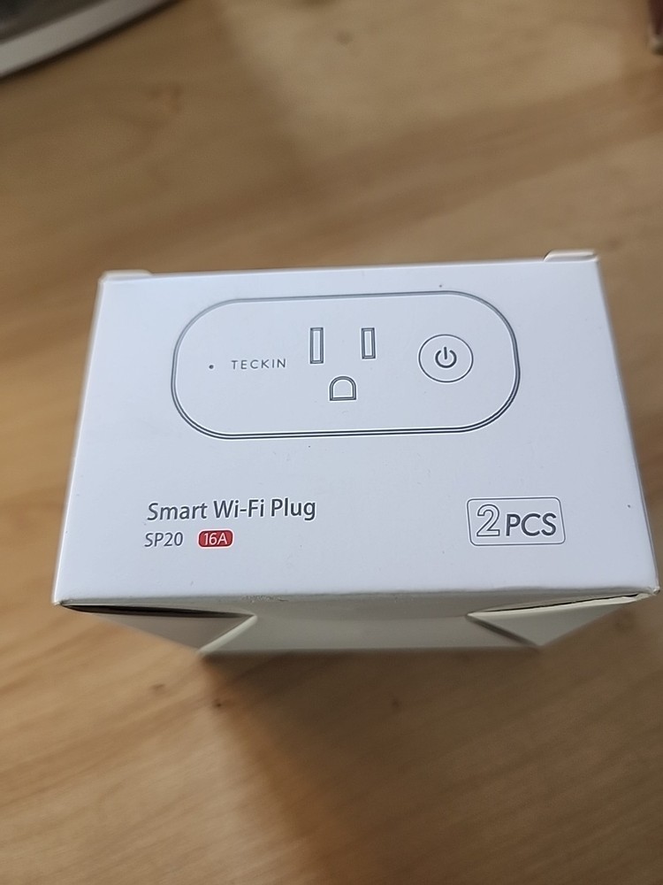Teckin Smart Wi-Fi Plug Sp20 15a (2-pack), open box never used